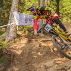 Nr. 26 (LUCAS Dean) on the UCI Downhill World Cup Lenzerheide 2015