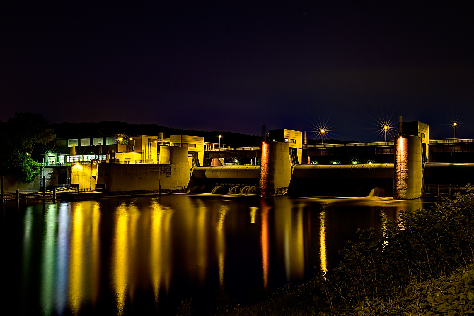 NRW - Essen - Stauwehr Baldeneysee