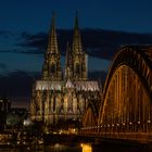 NRW - Köln - Dom mit Hohenzollernbrücke