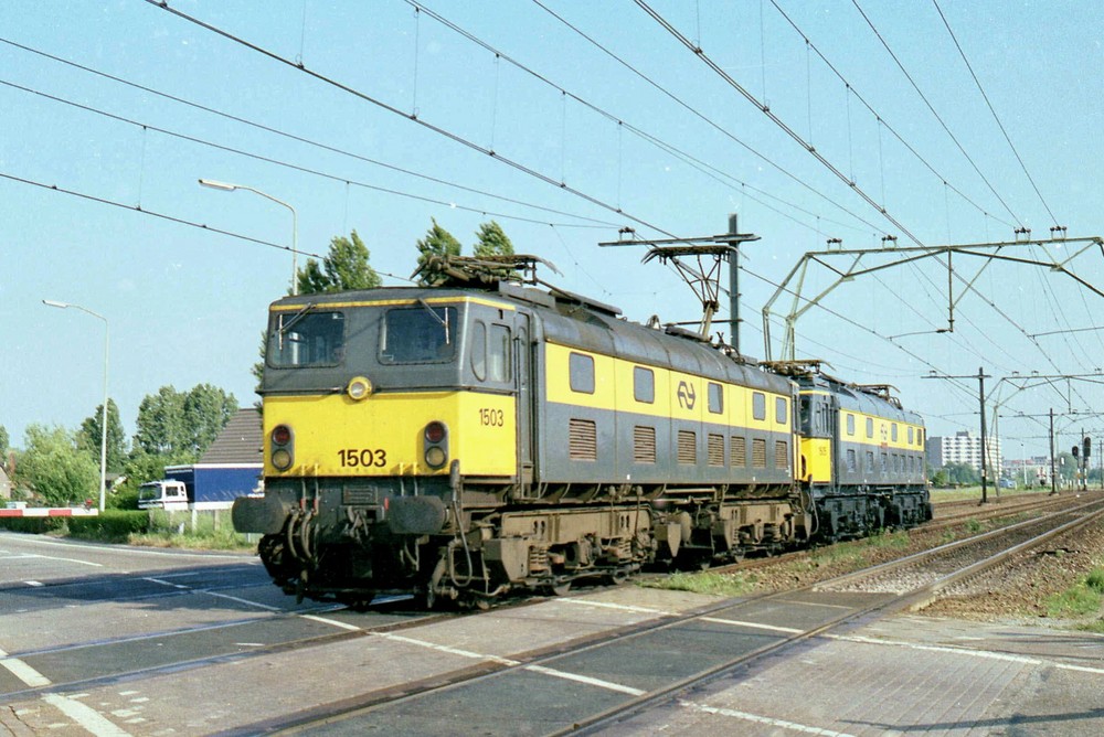 NS 1503 en 1505  laatst dag BARENDRECHT 14 juni 1986