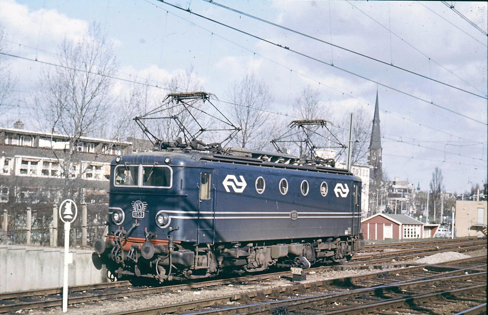 NS Lok 1133 Rotterdam CS 1974