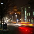 NSU am Abend im Schnee