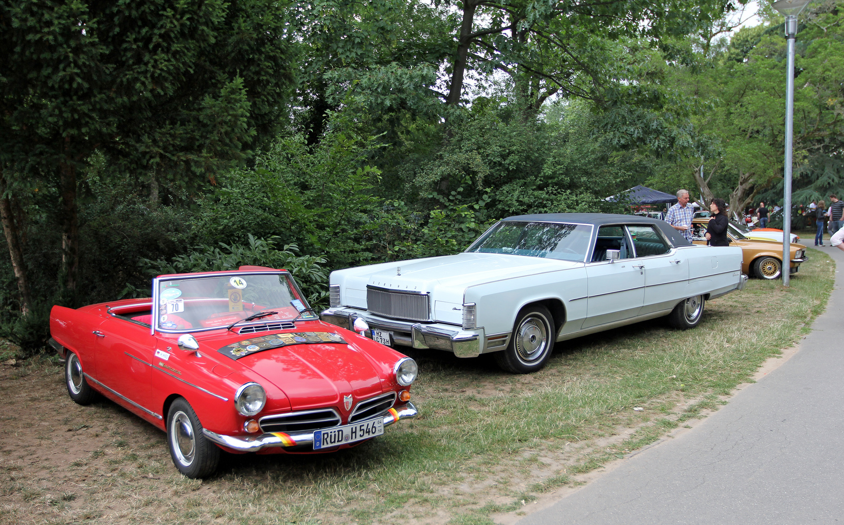 NSU Spyder +  Lincoln Continental