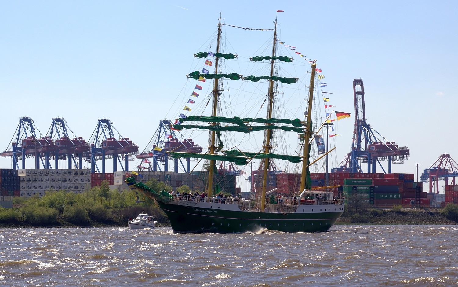 nu mach mal dampf ... Alexander von Humboldt II ..