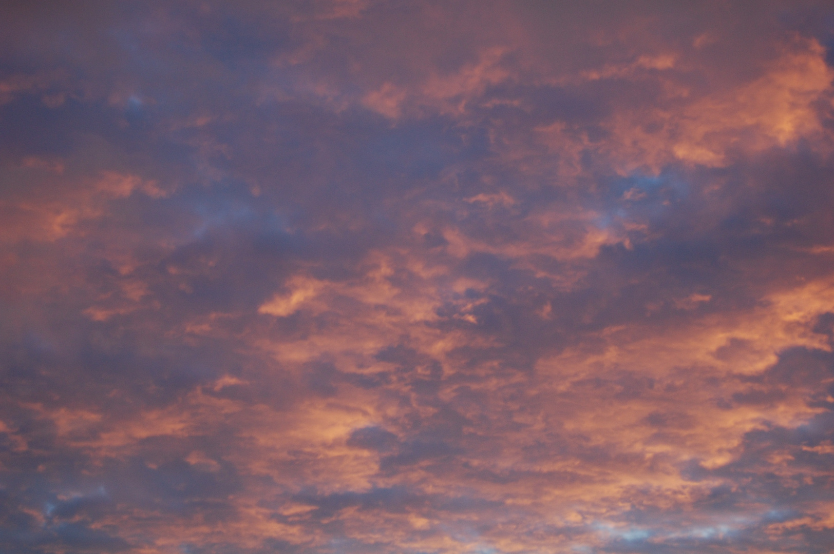 nuage au couché du soleil