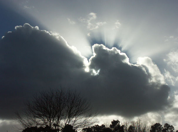 Nuage en contre-jour