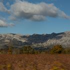 Nuages au dessus de Sainte Victoire .