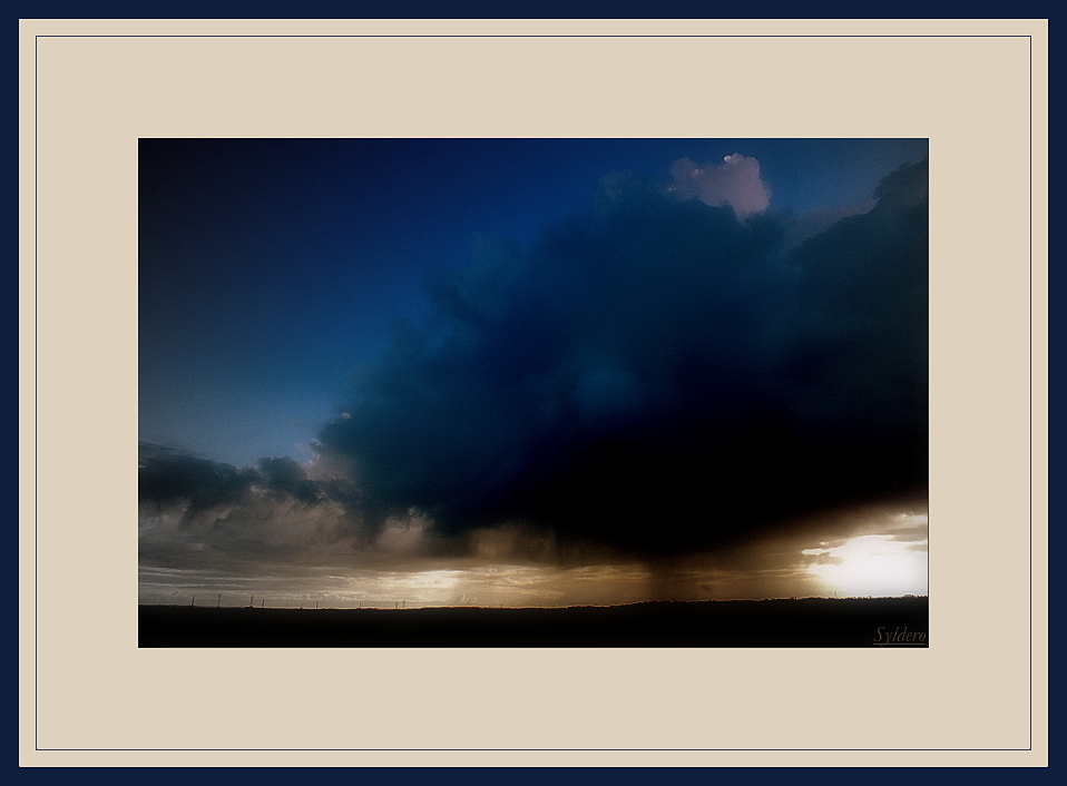 Nuages bleus