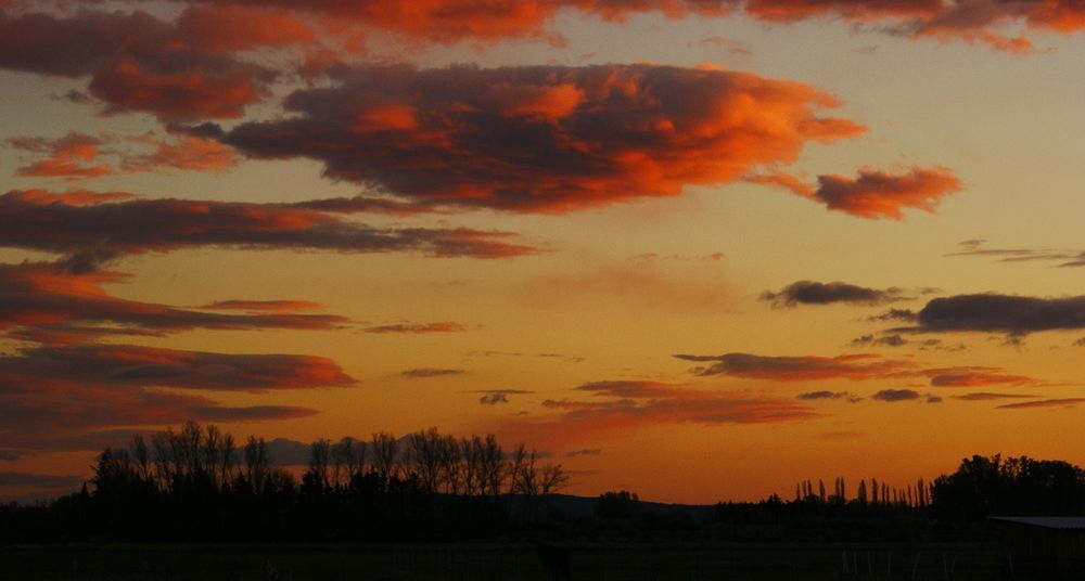 Nuages en feu