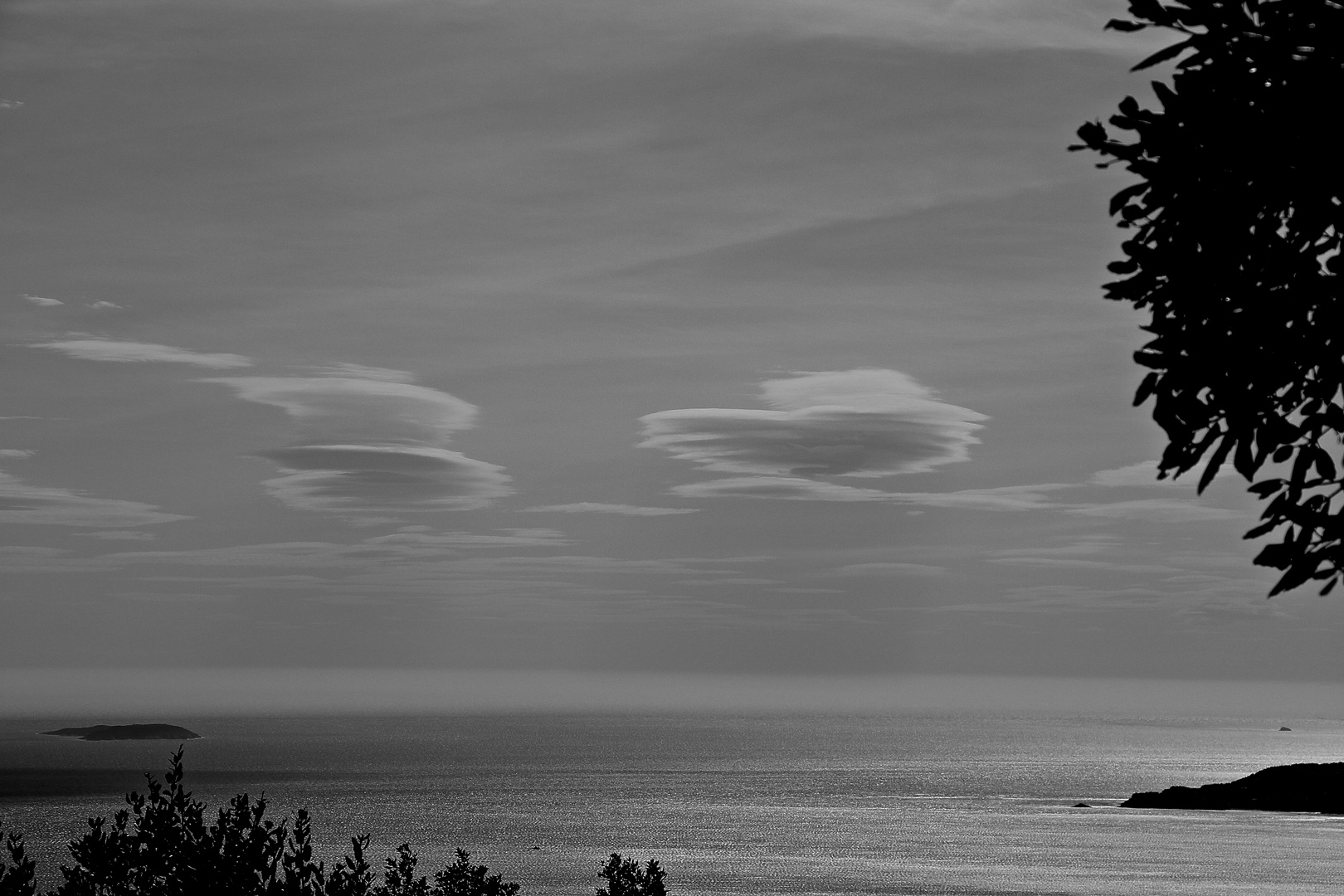 Nuages et lumière.