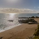 Nuages, mer et plage