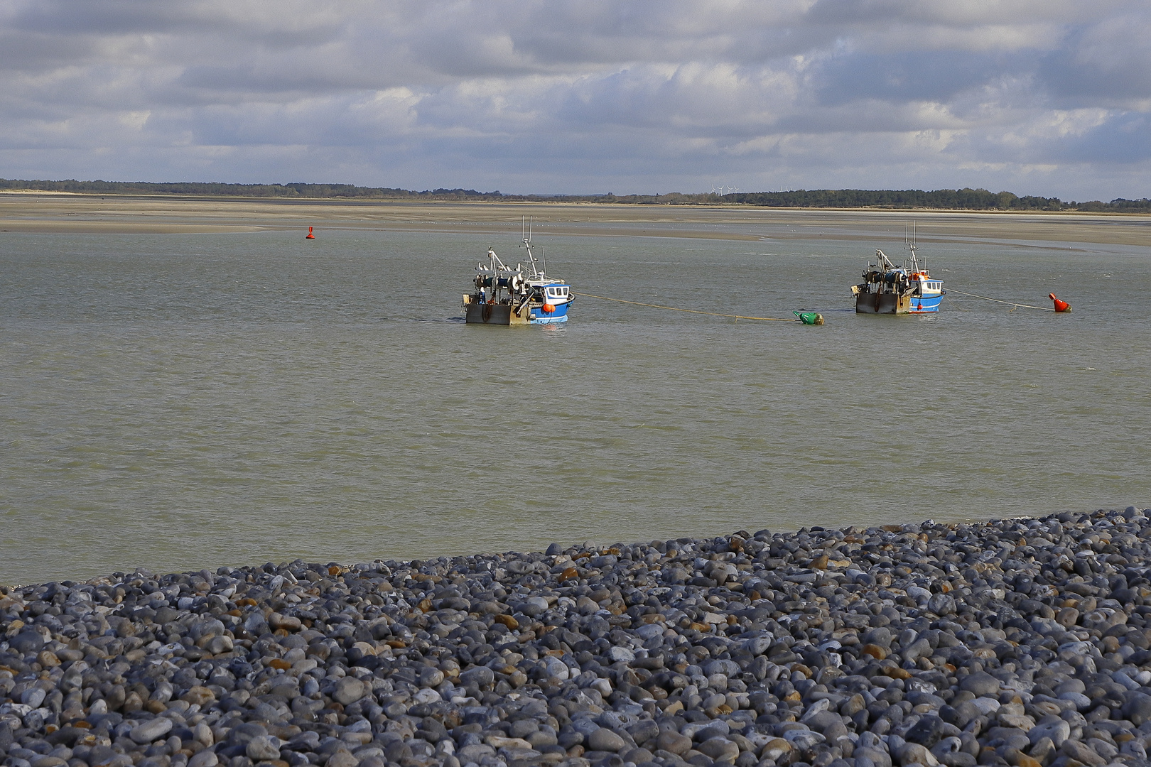 nuages sur la baie de la Somme