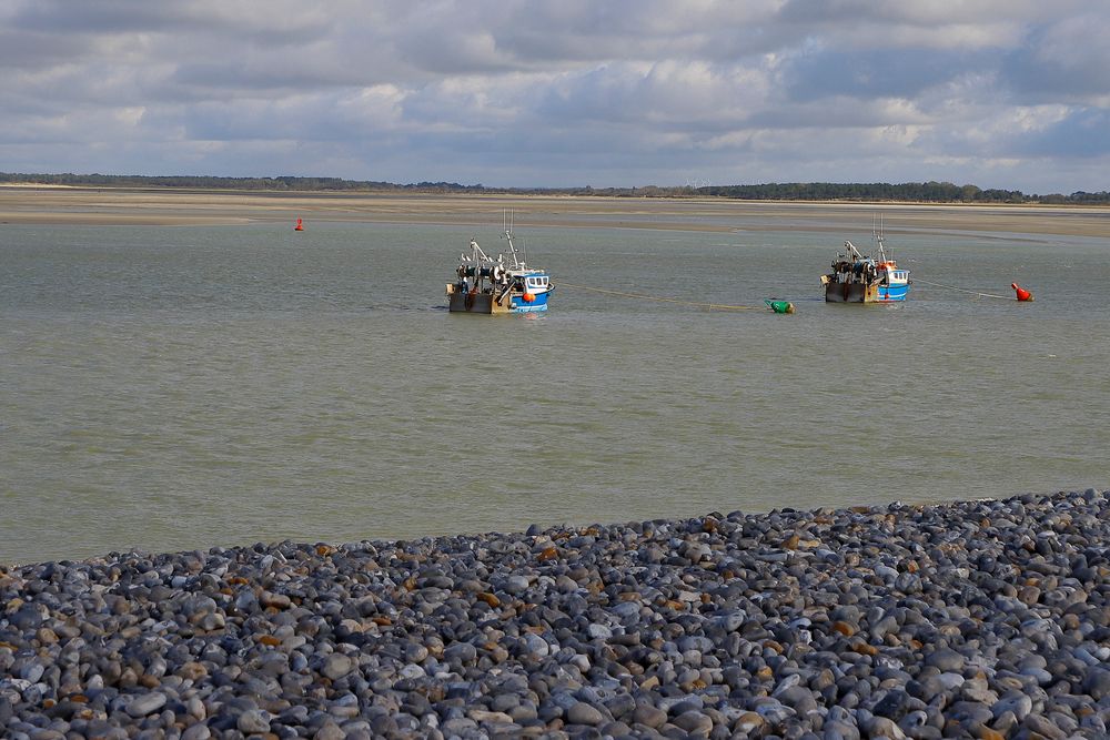 nuages sur la baie de la Somme