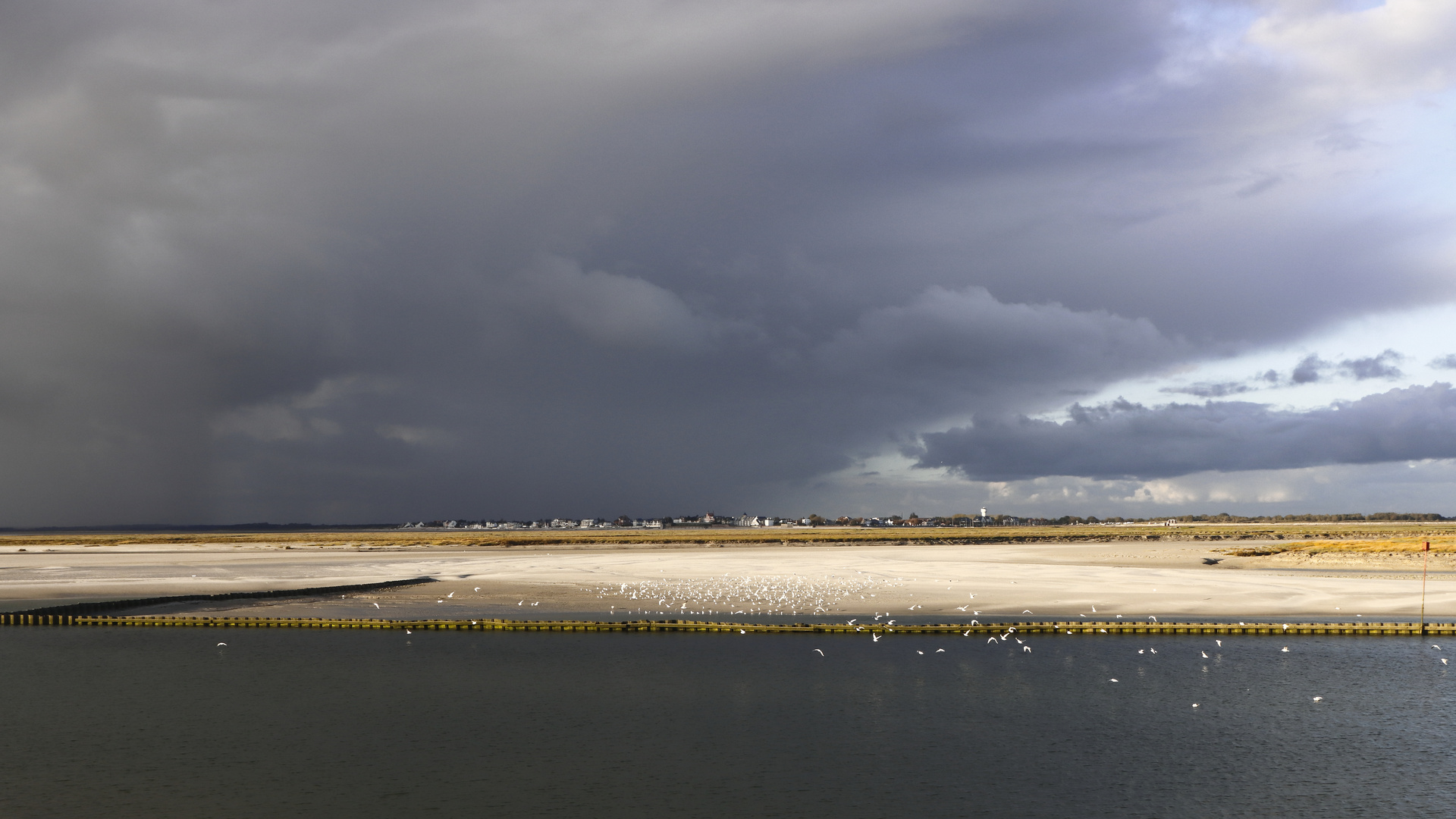 nuages sur la baie de la Somme