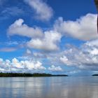 Nuages sur la rivière