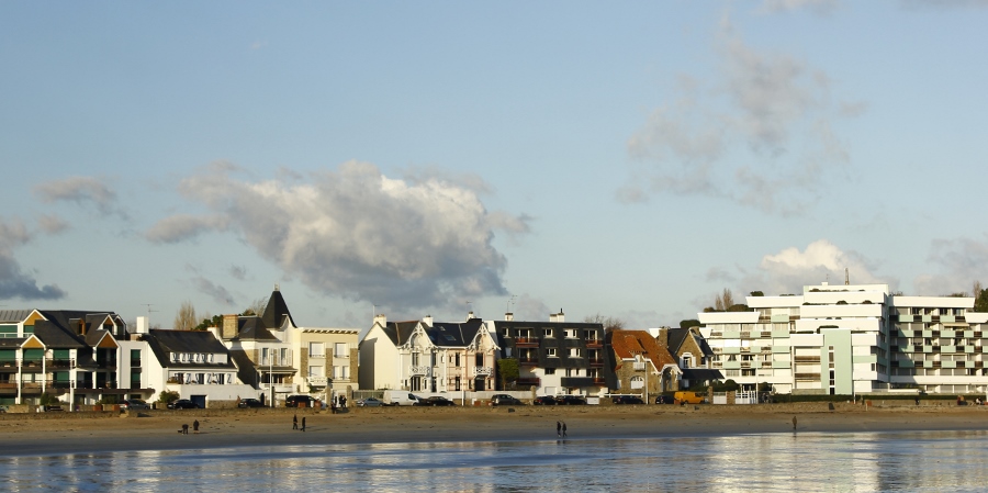 Nuages sur Larmor-Plage (Morbihan)