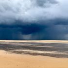 Nuages sur littoral normand. 