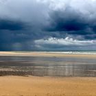 Nuages sur littoral normand. 