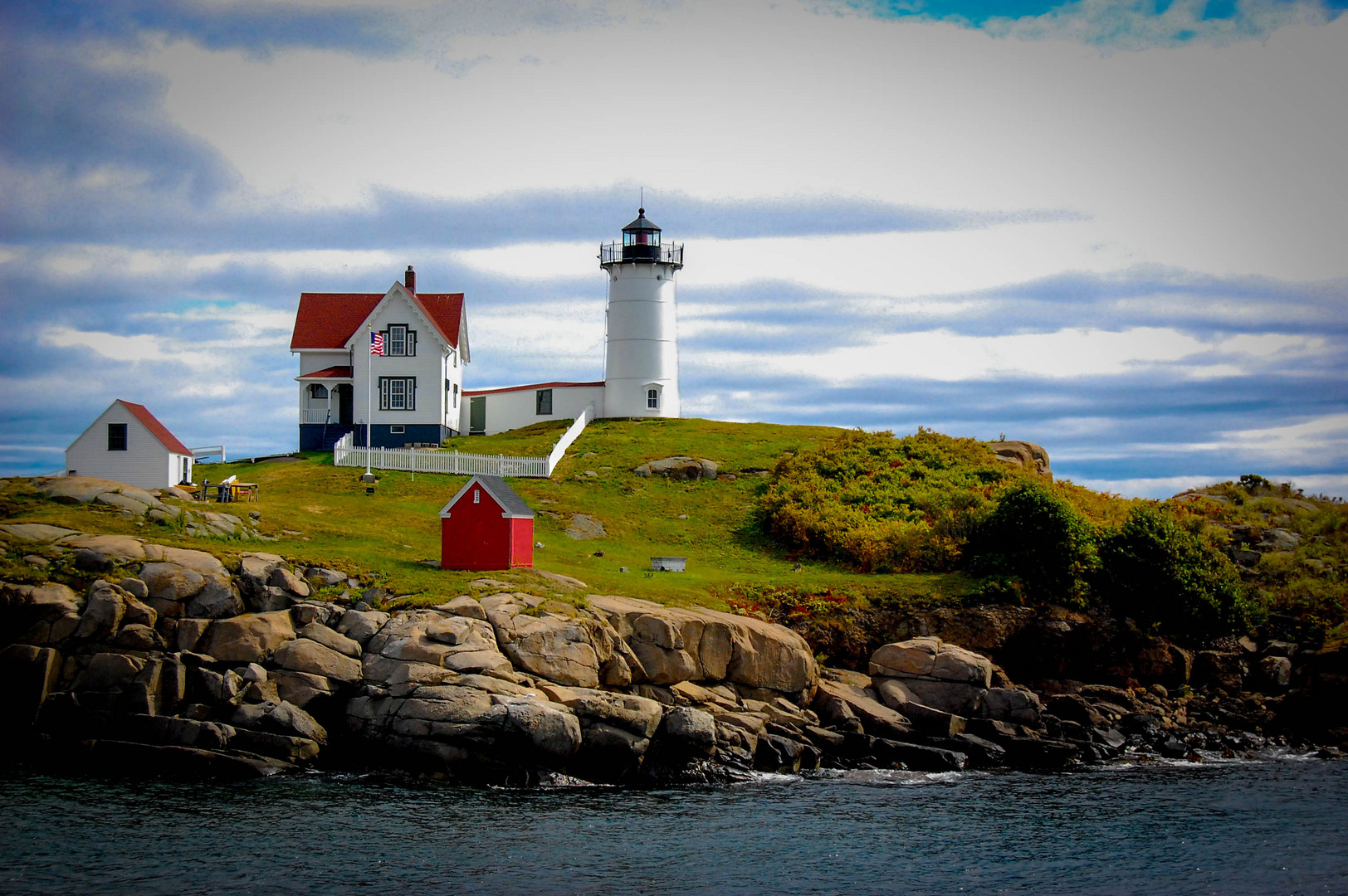 Nubble Lighthouse, York, Maine photo & image architecture