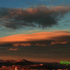 Nube lenticular sobre la Sierra de Segura.