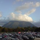 Nube montada en el cerro de la silla