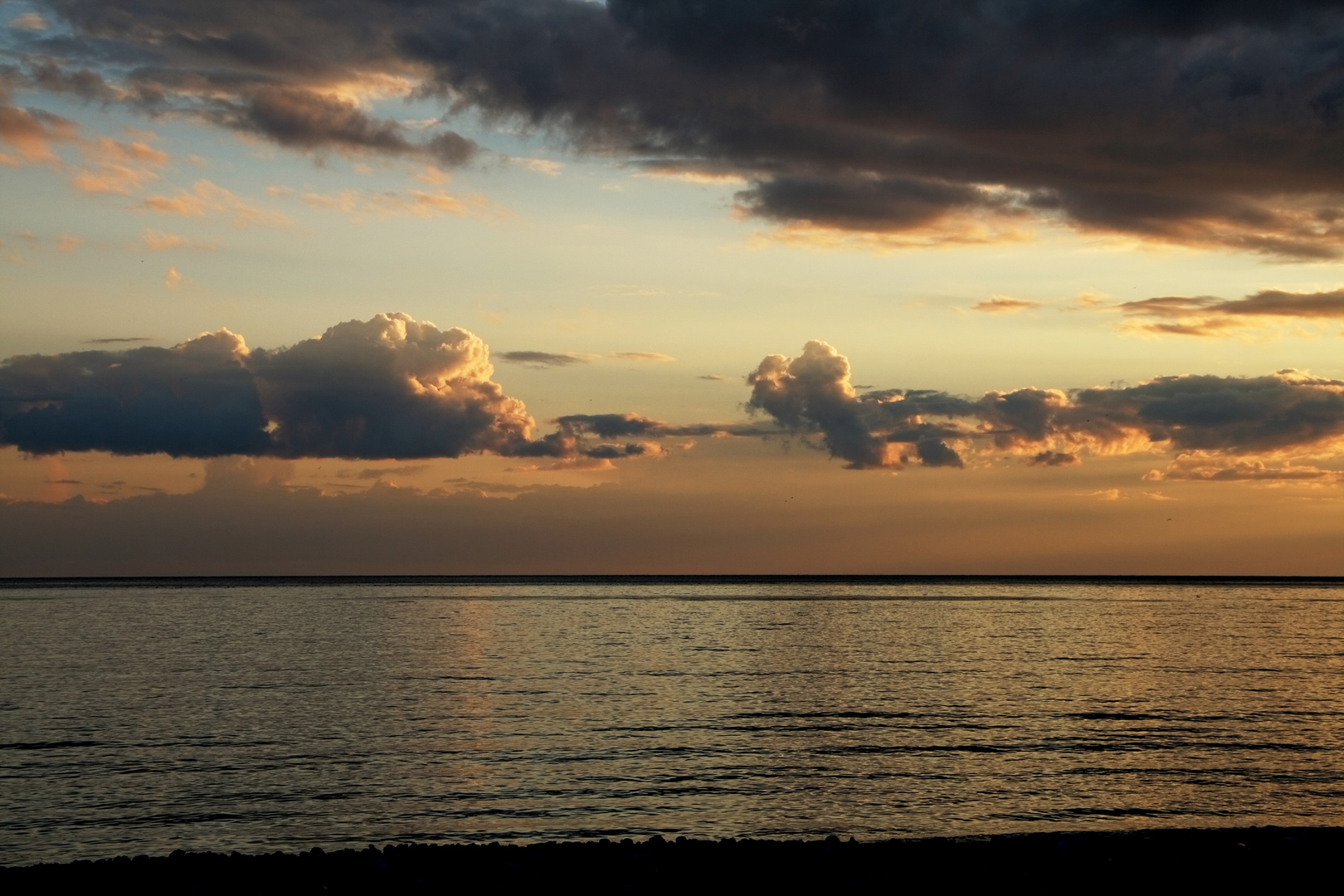 Nubes atardecer Marbella