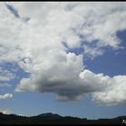 nubes como algodón