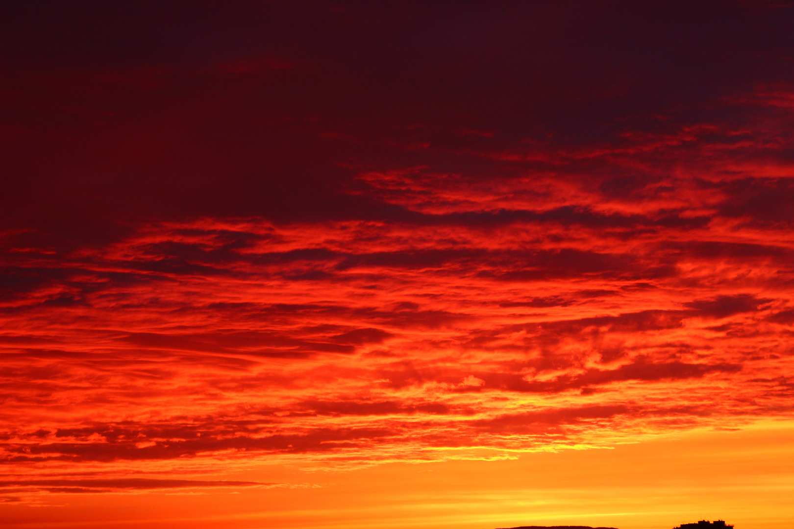 Nubes de fuego.