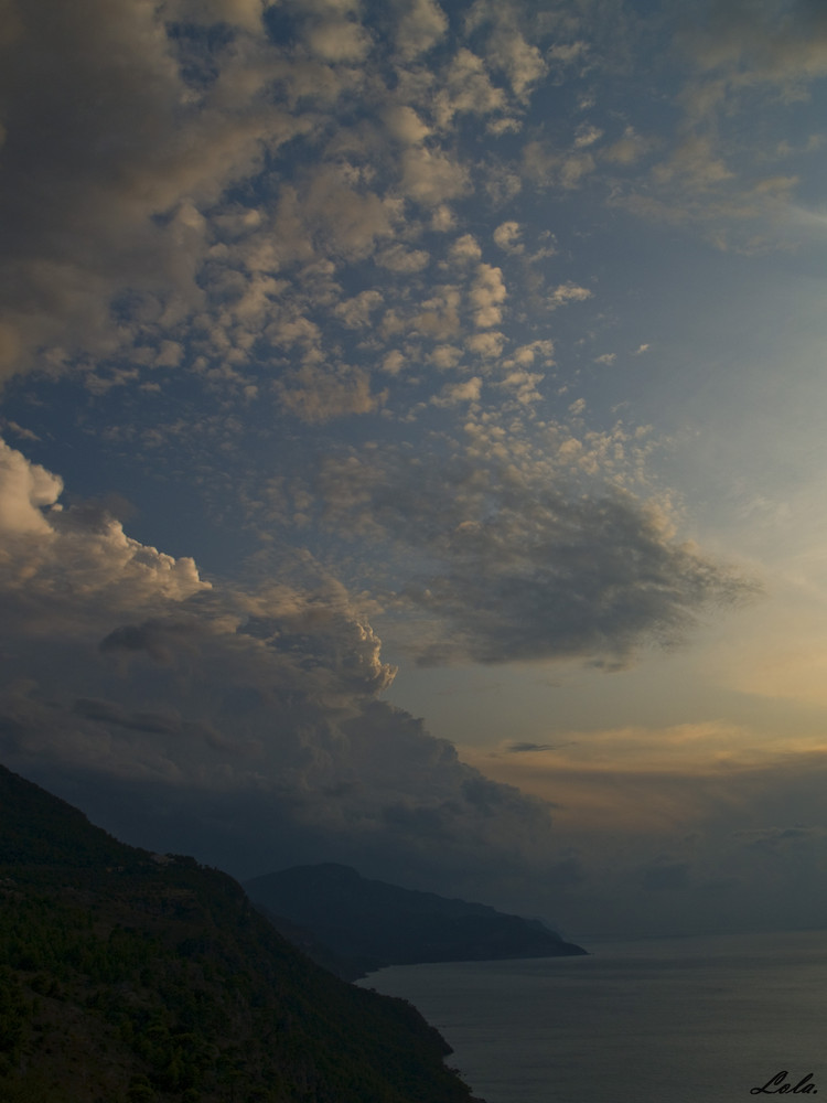 Nubes de tormenta.