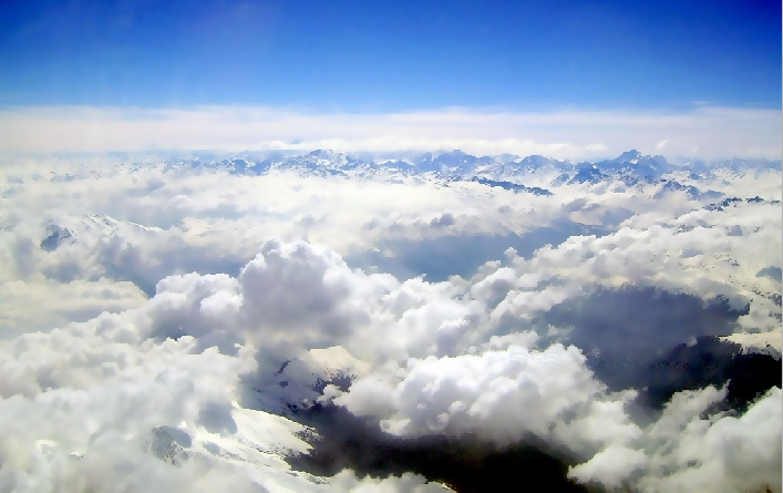 NUBES DESDE EL AVION