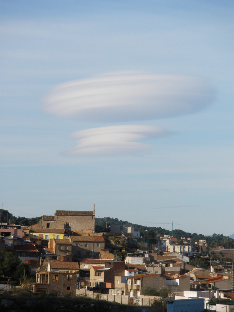 Nubes juguetonas