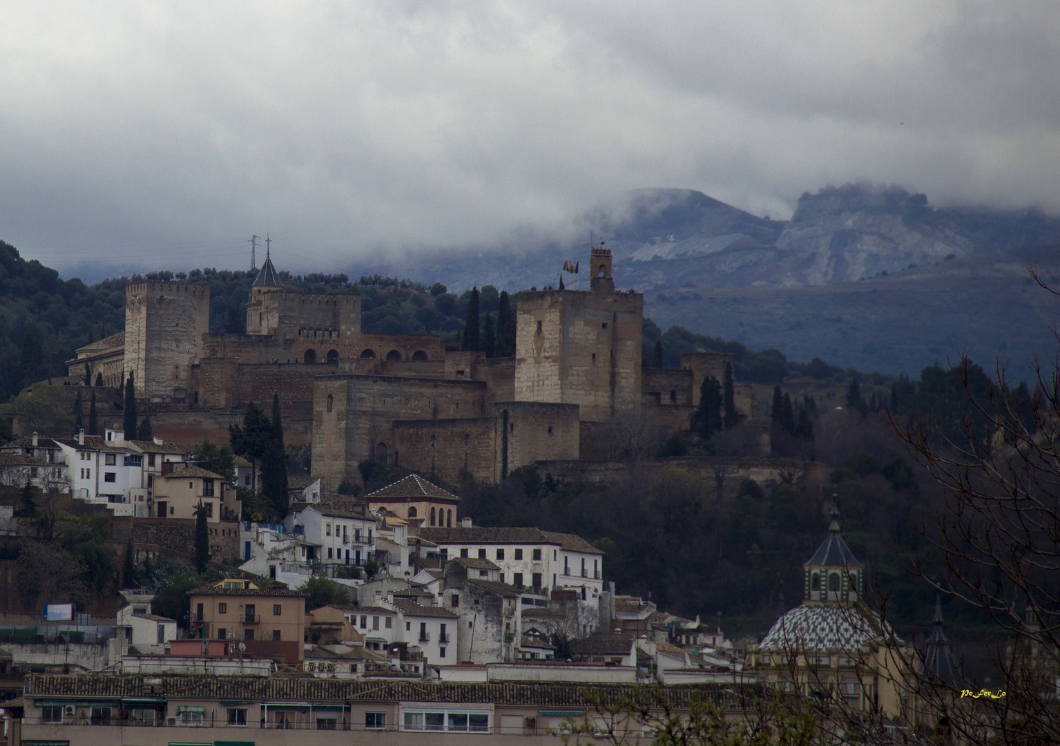 Nubes sobre la Alhambra
