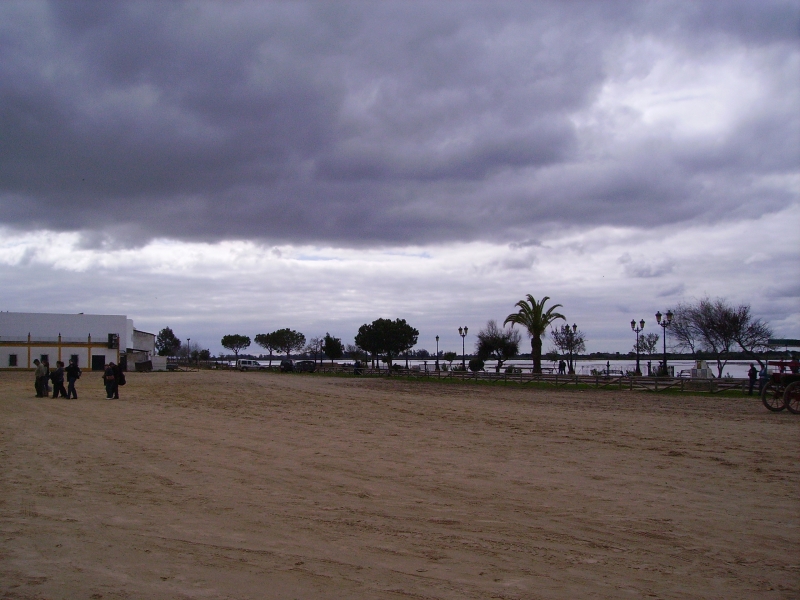 nubes sobre la marisma