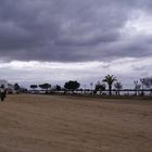 nubes sobre la marisma