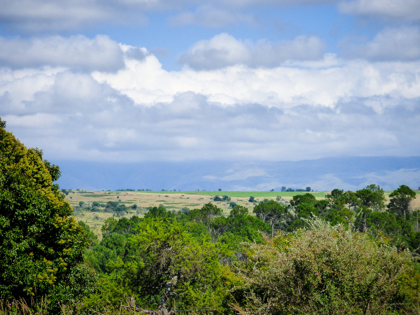 Nubes sobre las Sierras de Córdoba