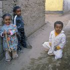 Nubian  kids "playing" in  the  alley