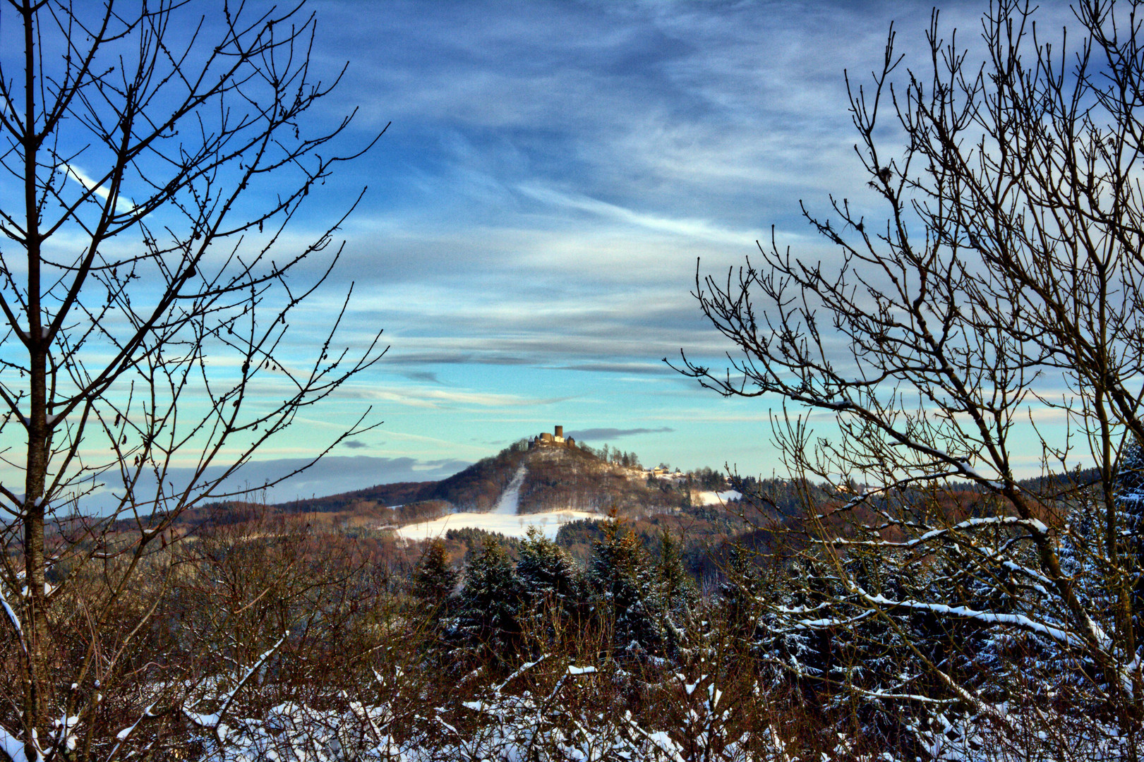 Nürburg im Winterschlaf