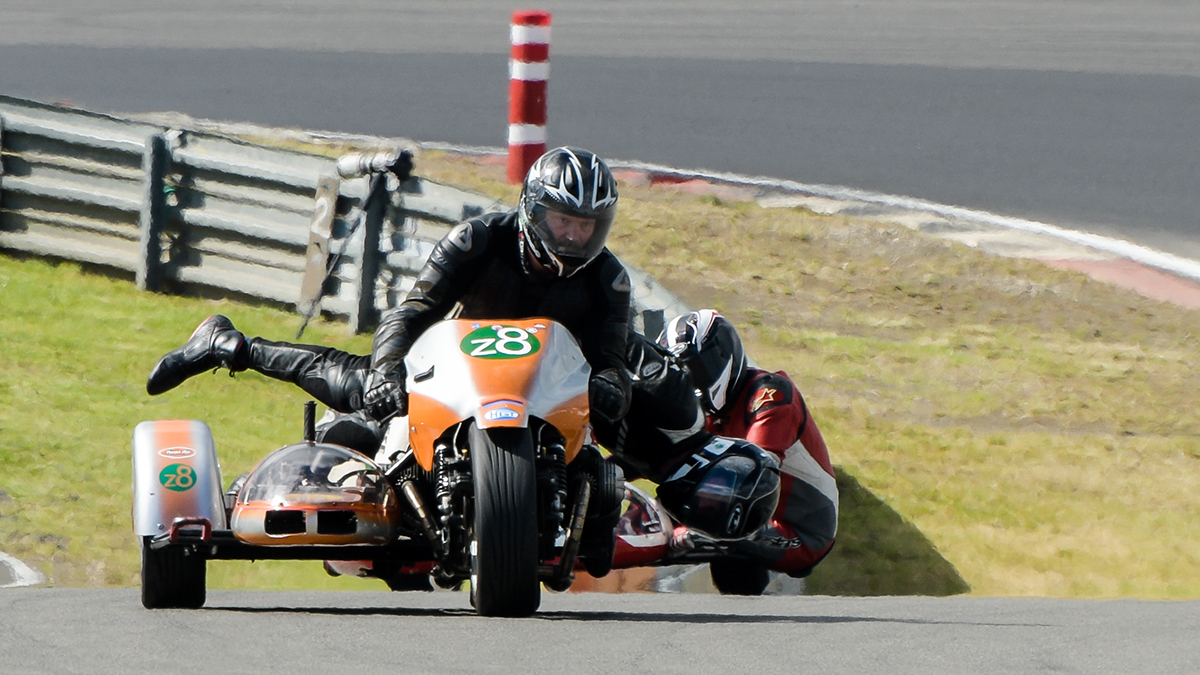 Nürburgring, 3. Lauf DHM, 16. Juni 2019, BMW Gespann 1986 - Verfolgung