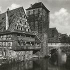 Nürnberg 1942 - Weinstadel Wasserturm Henkersteg