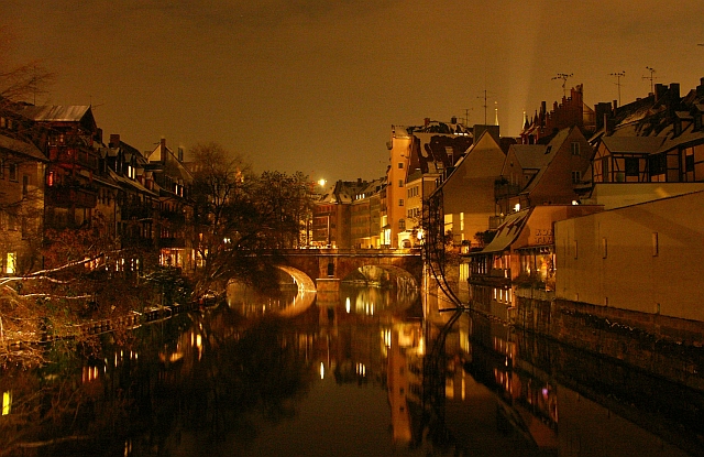 Nürnberg at night