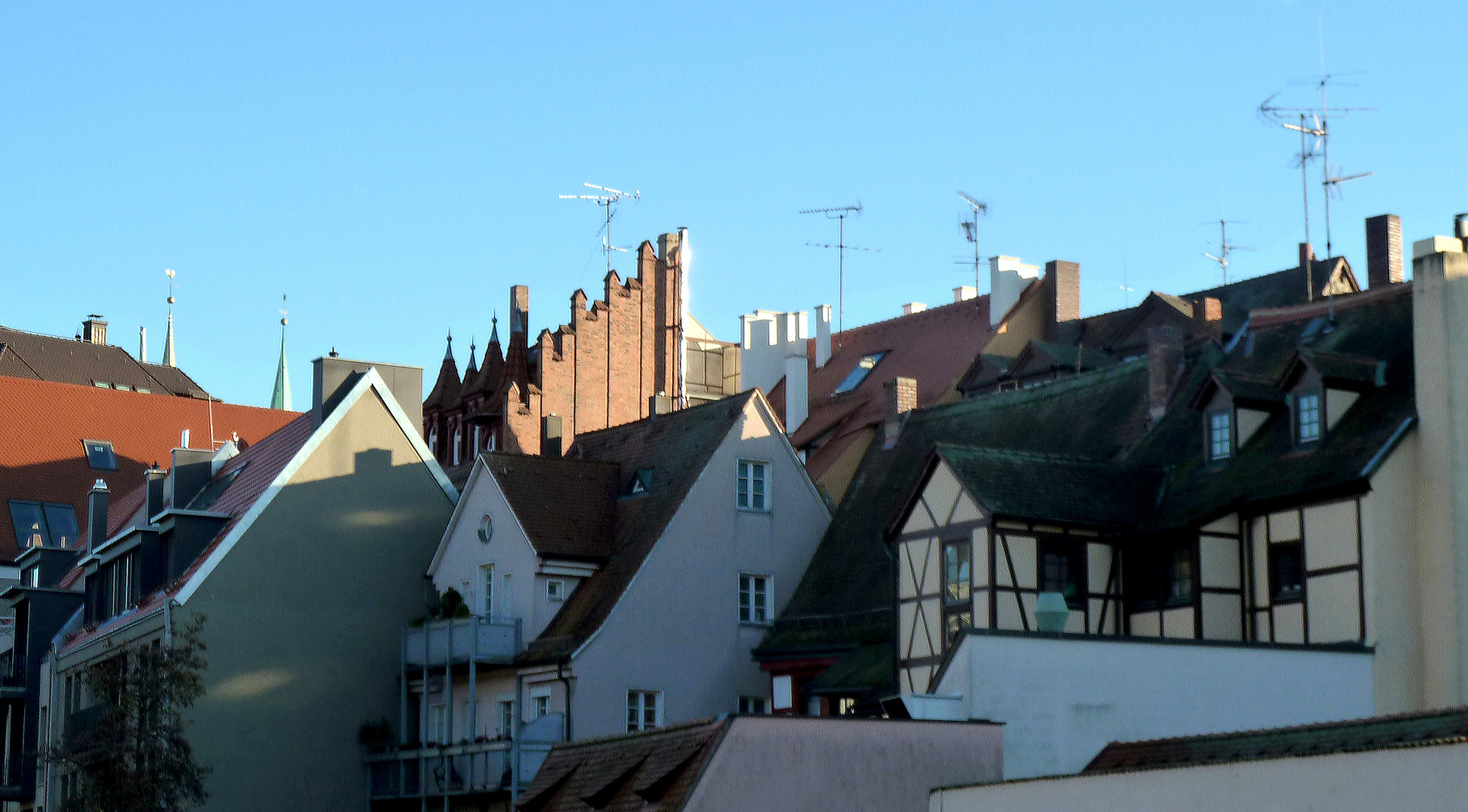 Nürnberg auf's Dach geschaut