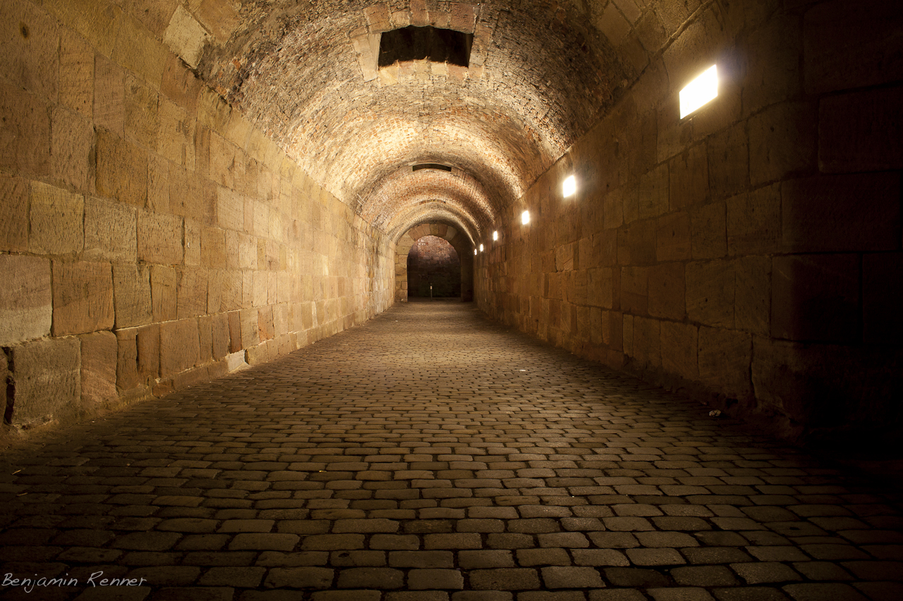 Nürnberg bei Nacht - Tunnel