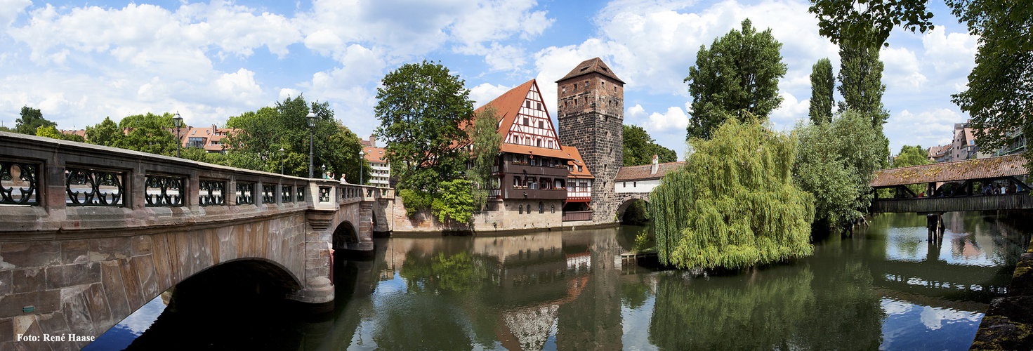 Nürnberg Blick auf das Henkerhaus