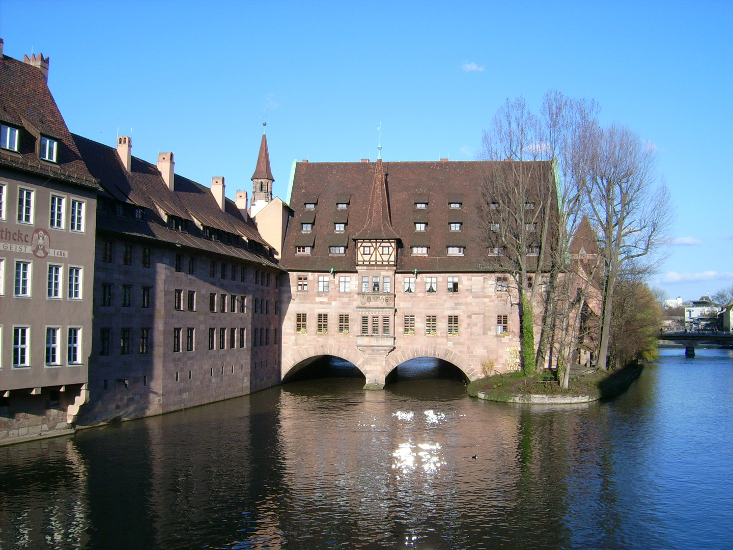 Nürnberg- Blick auf die Pegnitz