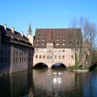 Nürnberg- Blick auf die Pegnitz