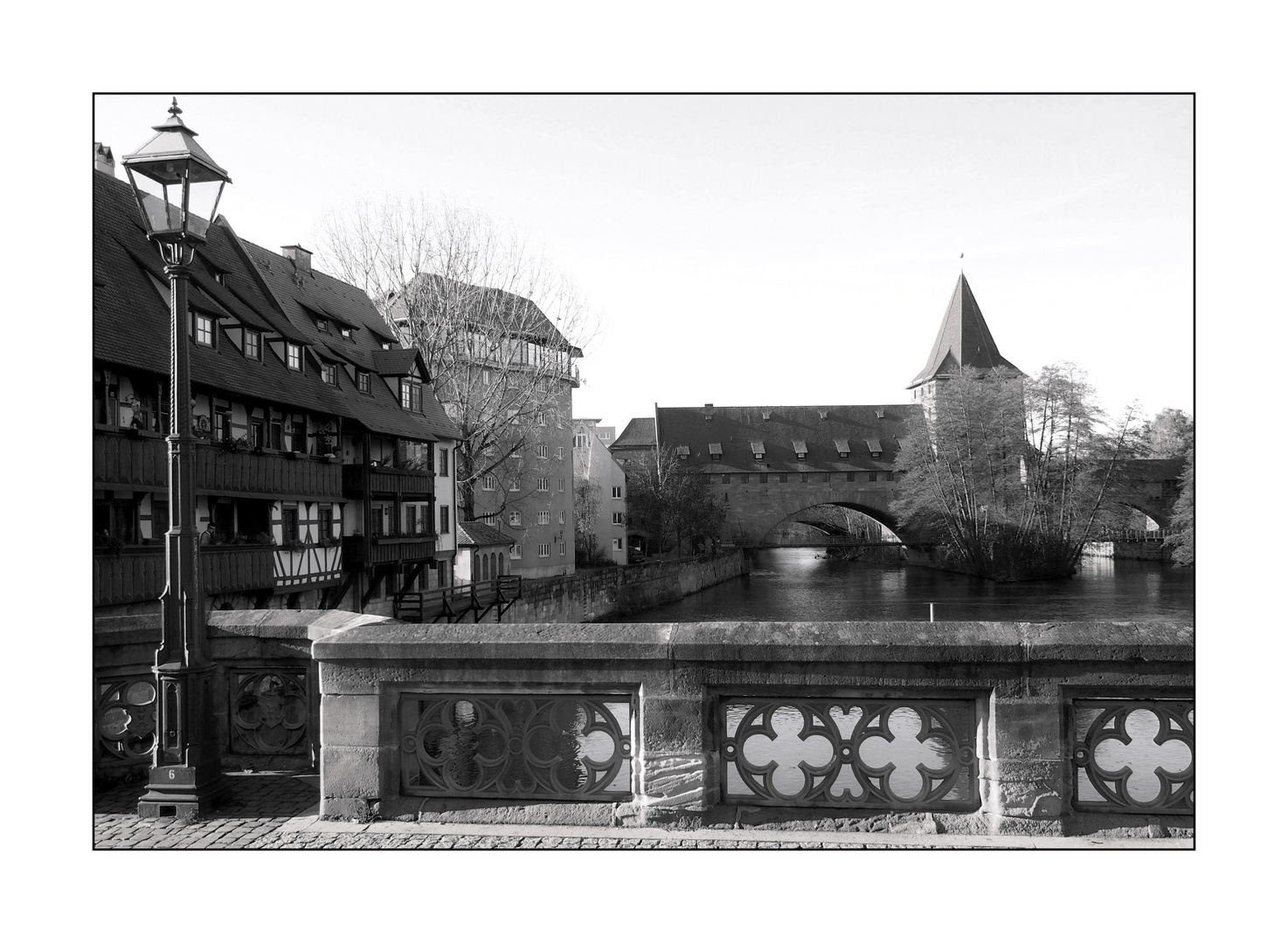 Nürnberg - Blick von der Maxbrücke