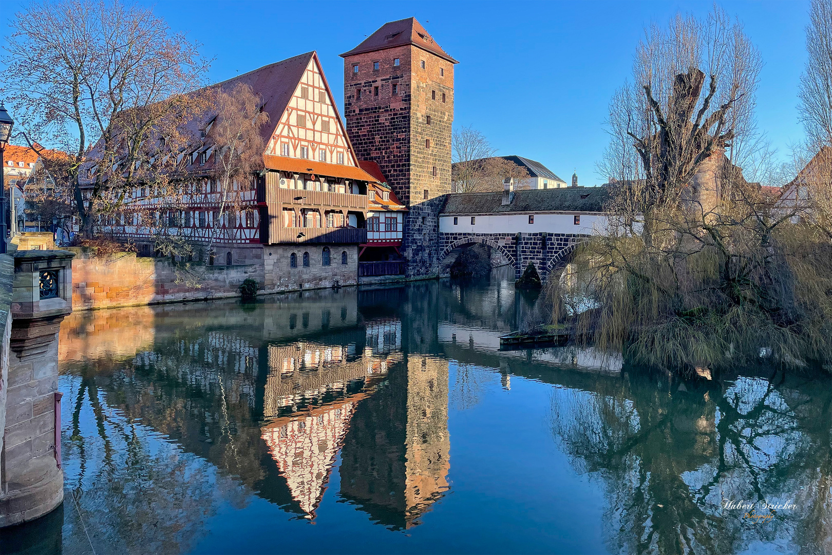"Nürnberg" Der Wasserturm neben dem Weinstadel