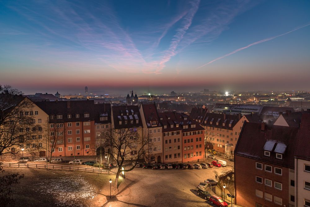 Nürnberg früh am Morgen