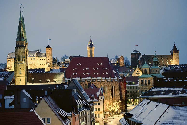 Nürnberg im Schnee