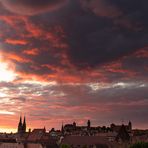 Nürnberg im Sonnenuntergang